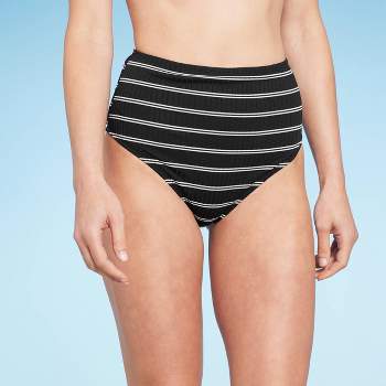 Women's Triangle Push-Up Tunneled Strap Bikini Top - Shade & Shore™ Black  36DD