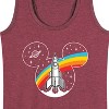 Women's - Disney - Mickey Head Retro Space Graphic Racerback Tank - 2 of 4