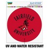 Fairfield University Stags Logo Automotive Car Window Locker Circle Bumper Sticker - 2 of 4