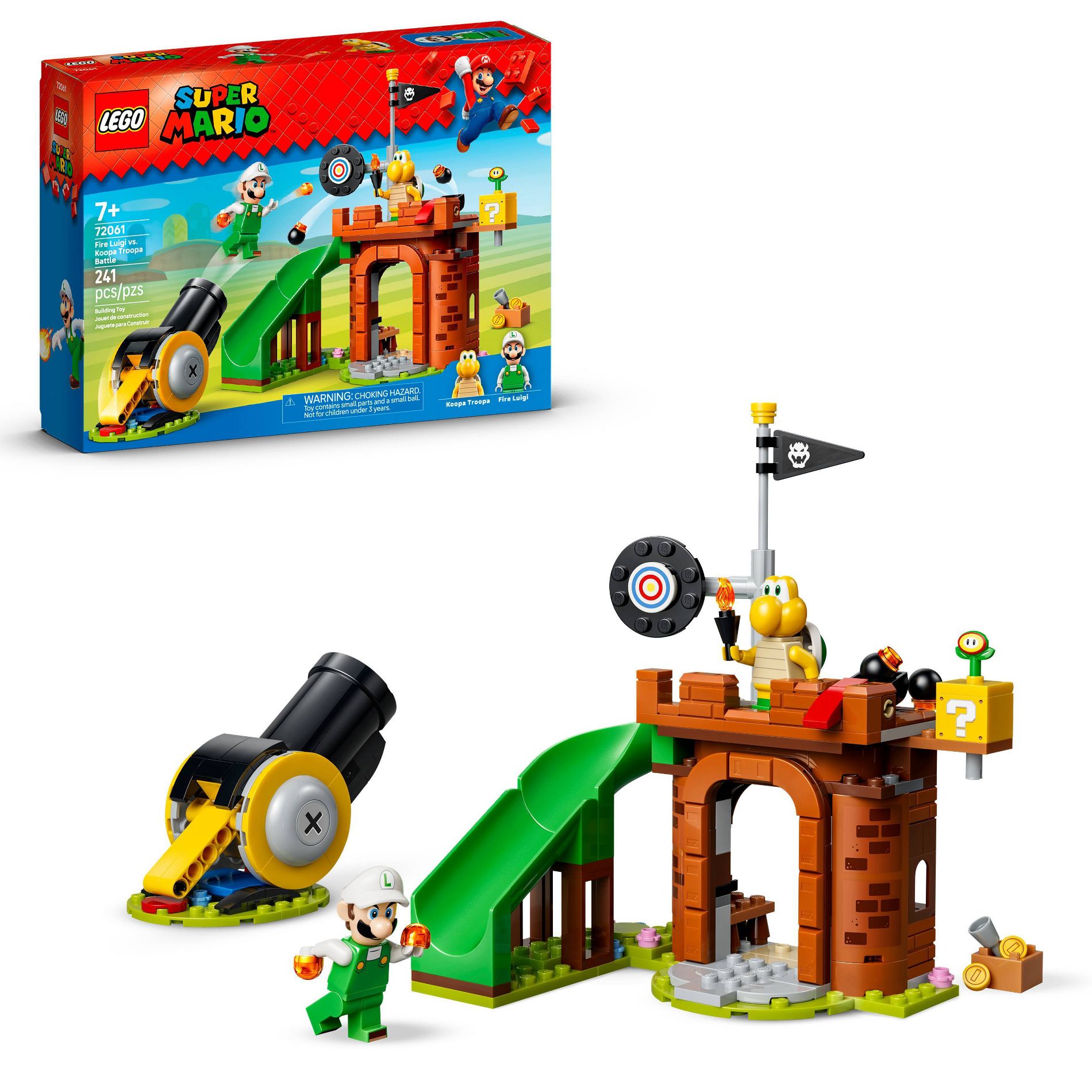 LEGO Super Mario Fire Luigi vs Koopa Troopa Battle 72061