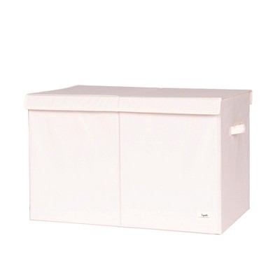 3 Sprouts Kids Recycled Folding Toy Chest - Solid Cream