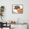 Stupell Industries German Shepherd with Pizza Floating Frame Canvas Art - 3 of 4