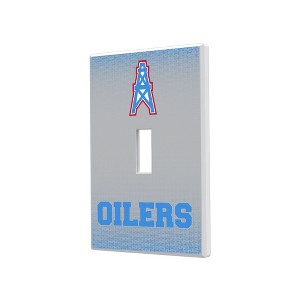 NFL AFC Historic Teams Linen Hidden-Screw Light Switch Plate for Single Toggle - 1 of 4