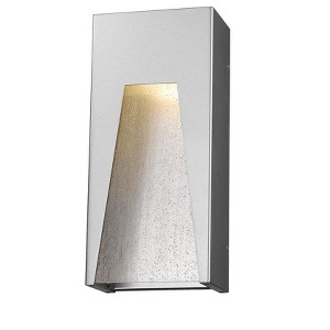 Millennial Collection LED Outdoor Fixture - 6" x 13.25" - Modern Glass Design - 12W - 1 of 1