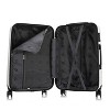 InUSA Gorr the God Butcher Large Checked 28" Fusion Print Lightweight Hardside Spinner Suitcase - White - 4 of 4