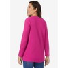 Woman Within Embroidered Thermal Henley Tee - 3 of 4