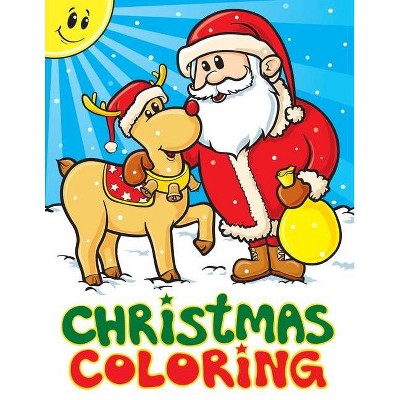 Christmas Coloring - (Stocking Stuffer Ideas) by  Big Dreams Art Supplies (Paperback)