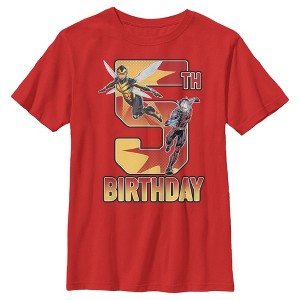 Boy's Marvel Ant-Man and Wasp 5th Birthday T-Shirt - 1 of 4