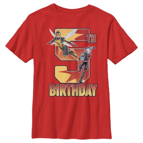 Boy's Marvel Ant-Man and Wasp 5th Birthday T-Shirt - image 1 of 4