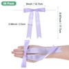 Unique Bargains Polyester Craft DIY Decorative Ribbon Twist Tie Bows 7x5" 50 Pcs - 3 of 4