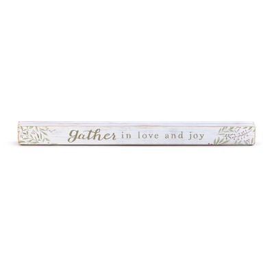 DEMDACO Gather in Love and Joy Photo Holder White