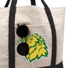 Missouri Southern State University Primary Logo Canvas Tote Bag With External Pocket, Reusable Shoulder Bag for Shopping, School, Beach - 2 of 4