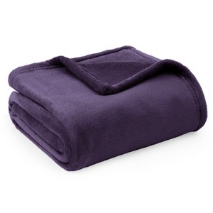 Cozy Comfort by Bedsure | Flannel Blanket Solid 260GSM Soft Fuzzy Plush Bed Blanket - 1 of 4