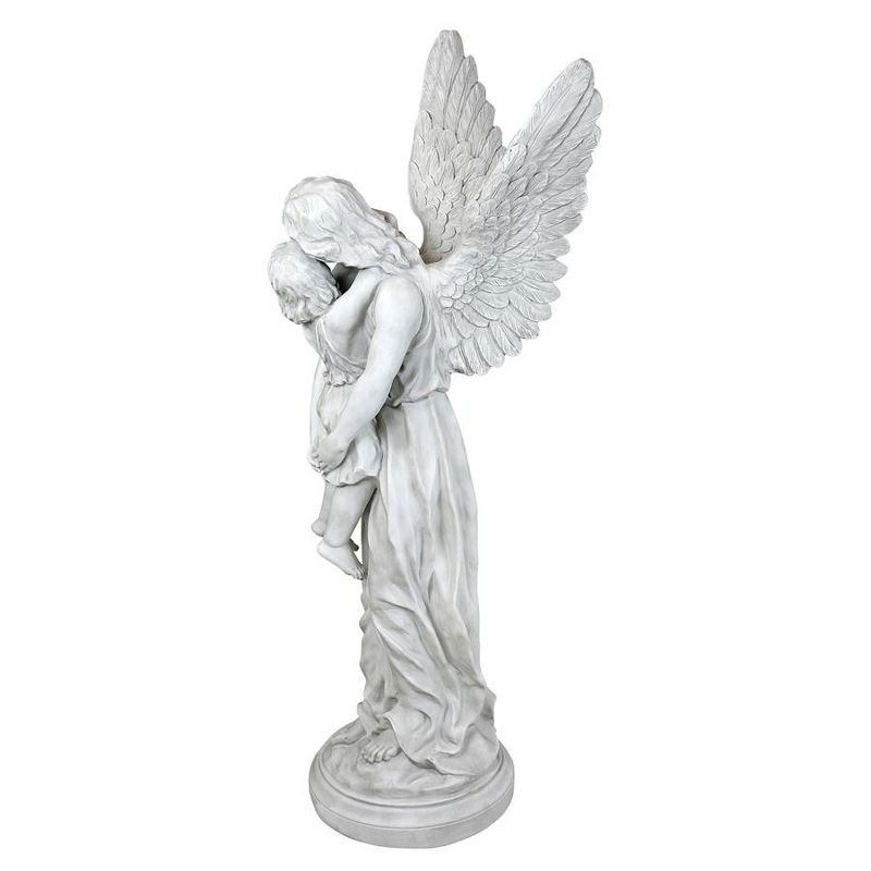 Design Toscano Heaven's Guardian Angel Garden Statue - Off-White, 4 of 6