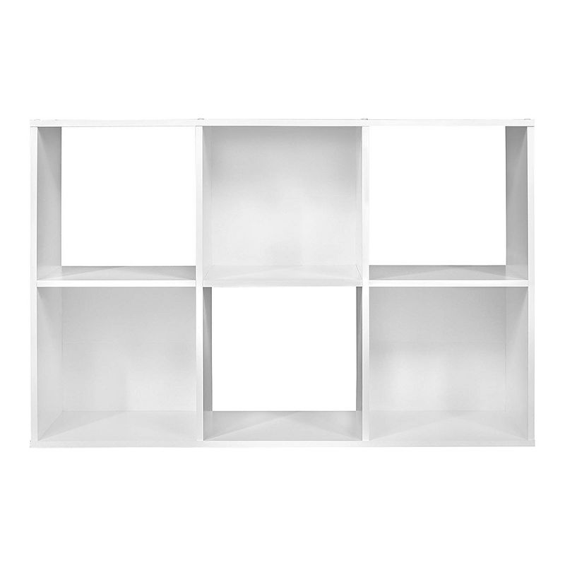Closetmaid 899600 Decorative Home Stackable 6-Cube Cubeicals Organizer Storage, White (2 Pack), 3 of 7