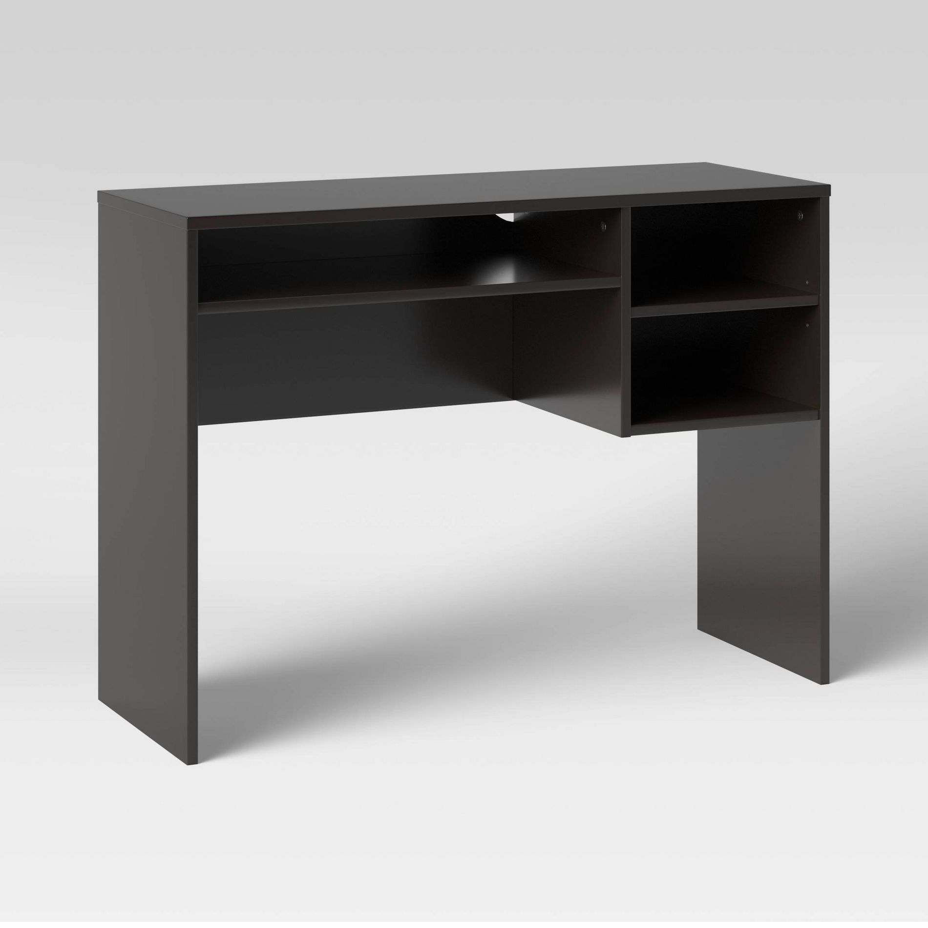 Student Writing Dorm Desk with Storage Black - Room Essentials™