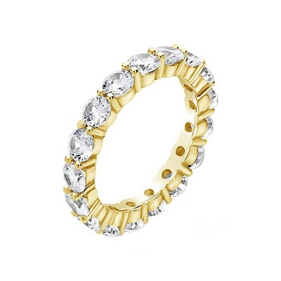 SHINE by Sterling Forever Sterling Silver CZ Eternity Band Ring