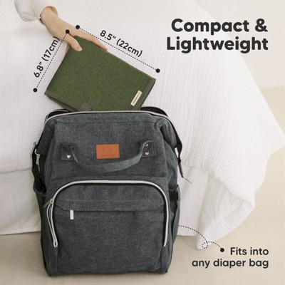 Olive Green Portable Waterproof Baby Changing Pad