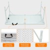 DOMETOUR 4ft Portable Folding Table Indoor&Outdoor Maximum Weight 135KG Foldable Table for Camping White - 3 of 4