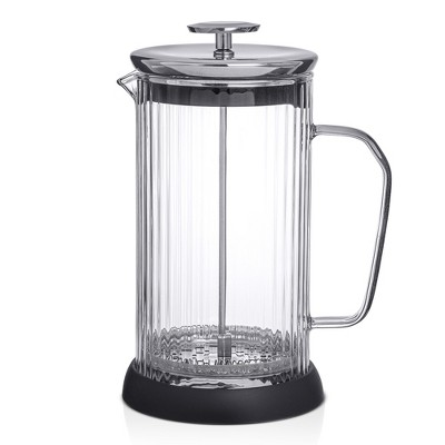 JoyJolt Fluted French Press and Mugs