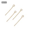 Unique Bargains DIY Craft Necklaces Bracelets Earrings Jewelry Making Iron 21 Gauge Eye Pins 500 Pcs - 3 of 4
