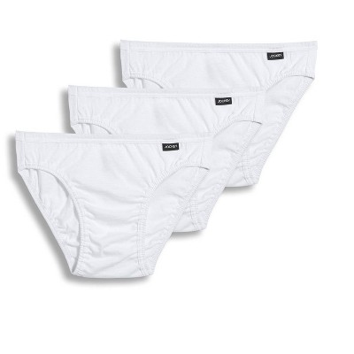 Jockey Mens Elance Bikini 3 Pack Underwear Bikini Briefs 100% cotton