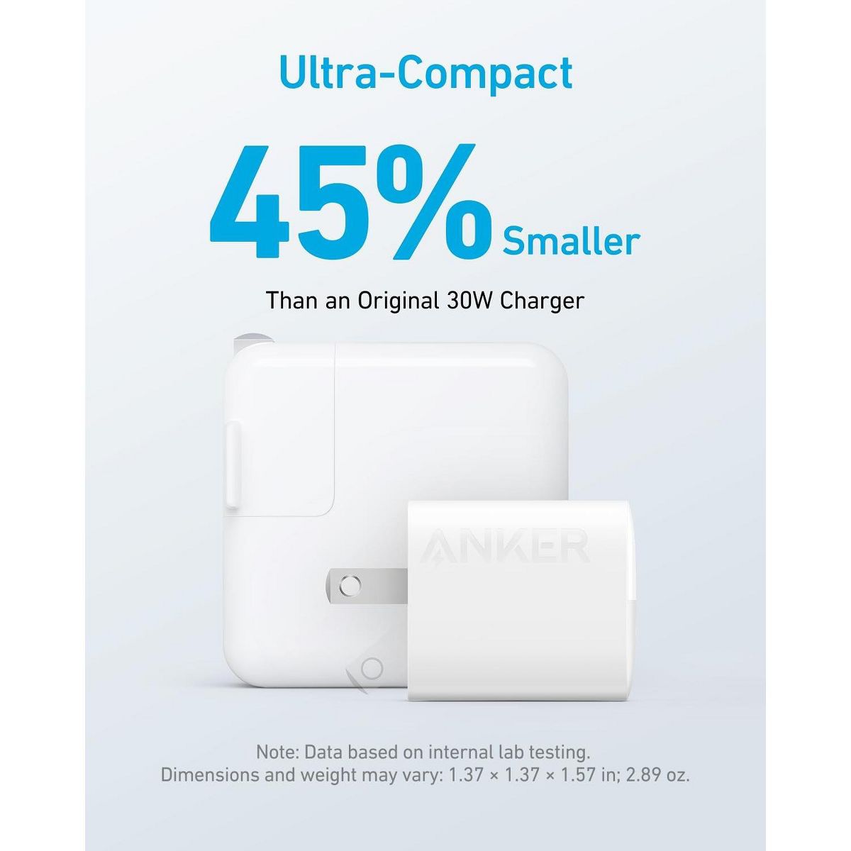 Anker USB Charger Block, 33W 2 Port Compact Type C Charger with Foldable Plug for iPhone 17/16 Series, Galaxy, and More - thumbnail 9