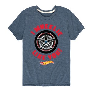Boys' - Hot Wheels - Valentine's I Wheelie Like You Short Sleeve Graphic T-Shirt - 1 of 4