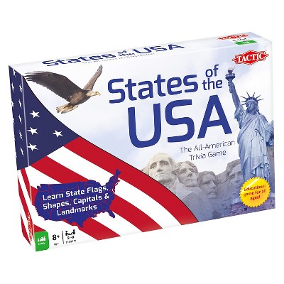 Tactic States of the USA Trivia Board Game