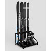 Ski Storage Rack,Heavy Duty Steel Ski Holder for Garage Basement Home,Multipurpose Floor Stand Ski Equipment Organizer for Ski Poles, Goggles,Helmet - 4 of 4