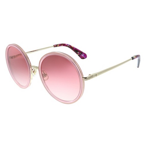 Kate Spade Lamonica/s S45 Womens Round Sunglasses Pink Gold 54mm : Target