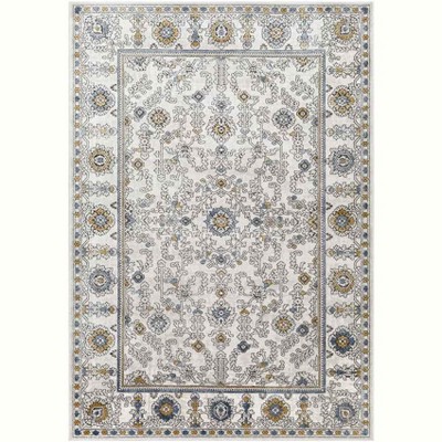 Mark & Day Andru 7'10"x10' Rectangle Woven Indoor Area Rugs Ivory: Stain-Resistant, Pet Friendly, Traditional Decor