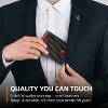 Generic Red Wallet for Men Slim 11 Credit Card Holder Slots Leather Money Clip RFID Blocking - 3 of 4