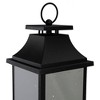 Northlight LED Lighted Flickering Lantern - 16" - Warm White Light - Black - image 4 of 4