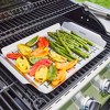 Henckels BBQ 2-pc Stainless Steel Grill Topper And Basket Set - 2 of 4