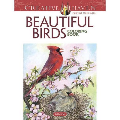 Creative Haven Beautiful Birds Coloring Book - (Creative Haven Coloring Books) by  Dot Barlowe (Paperback)