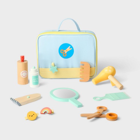 Salon Play Set Gigglescape Pretend Salon Accessories Creative Thinking Play Hair Styling Ages 3 Target