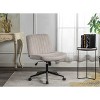 VYNXARIA Cross Legged Office Chair - Stylish, Adjustable, and Comfy Desk Chair - 2 of 4