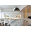 Urban Ambiance Luxury Mid-Century Modern Indoor Pendant,  12-1/2''H x 23-5/8"W x 23-5/8''D,  Matte Black Finish, UHP4797 - 2 of 4