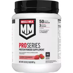 Muscle Milk Protein Shake Powder - Strawberry - 32oz