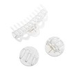 Unique Bargains Fashion Corrugated Edge Hair Clips Hairdo Clips 1 Pc - 2 of 4