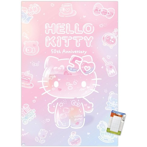 Trends International Hello Kitty - Kitty White Feature Series Wall Poster,  14.72 x 22.37, Premium Unframed Version