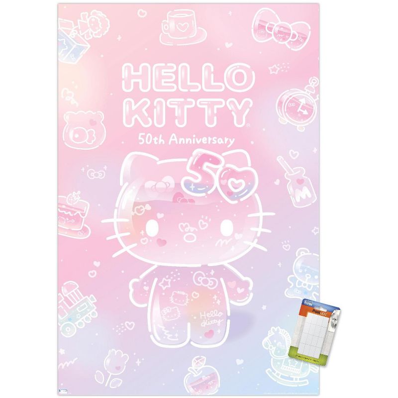 Trends International Hello Kitty - 50th Anniversary Unframed Wall Poster Prints, 1 of 7
