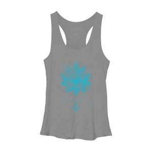 Women's Design By Humans Map to Nowhere By Collisiontheory Racerback Tank Top - 1 of 3