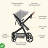 Convertible Baby Stroller 2 in 1 with Adjustable Backrest & Canopy Foldable Aluminum Alloy Anti-Shock - 2 of 4