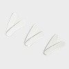 Fab Feet Women's by Foot Petals Back of Heel Gel Insoles Shoe Cushion Clear - 3 pairs: Rubber Inserts - 2 of 4
