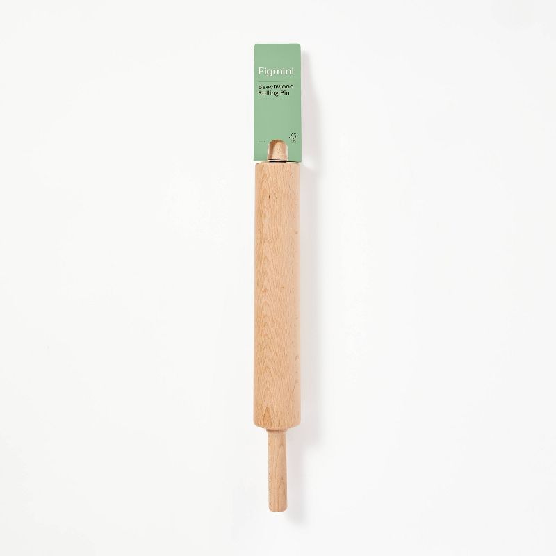 10&#34; Wood Rolling Pin Light Brown - Figmint&#8482;, 5 of 8