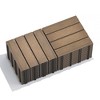 Dolonm Best Seller! 11 PCS WPC Composite Tiles - Oak Waterproof, R11 Anti-Slip, Snap-Lock in 30 Mins - 4 of 4