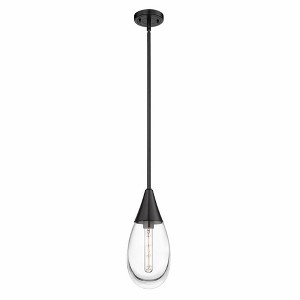 Malone - 1 Light Stem Hung Pendant In Contemporary Style-14.63 Inches Tall and 6 Inches Wide - 1 of 1