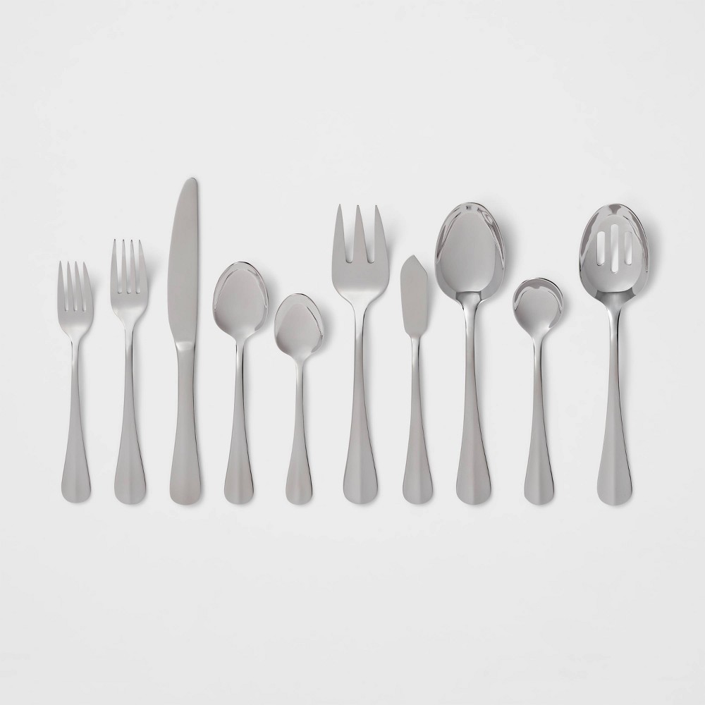 Photos - Other Appliances 65pc Sussex Flatware Set Silver - Threshold™